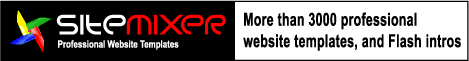 Website Templates, Flash intro templates